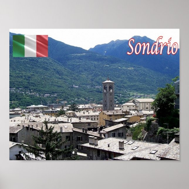 Italien - Lombardiet - Sondrio - Poster (Framsidan)