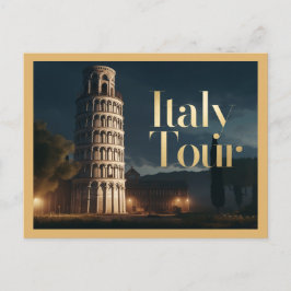 Italien Lutande tornet i Pisa Vykort