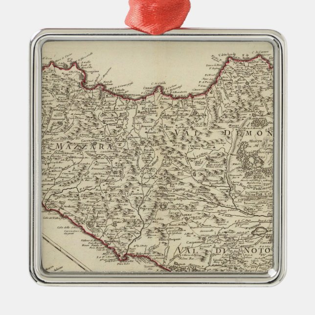 Italien, Malta Julgransprydnad Metall (Framsidan)
