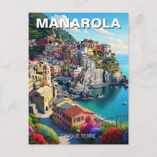 Italien Manarola Cinqua Terra Vykort
