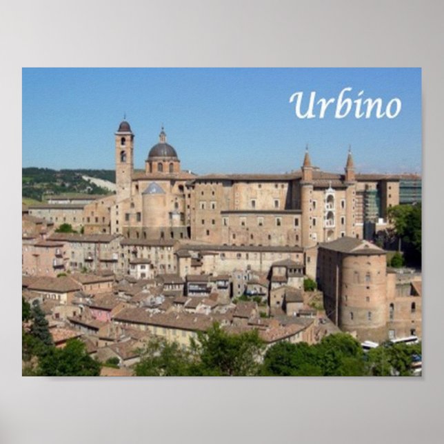 Italien - Marches - Urbino - Poster (Framsidan)