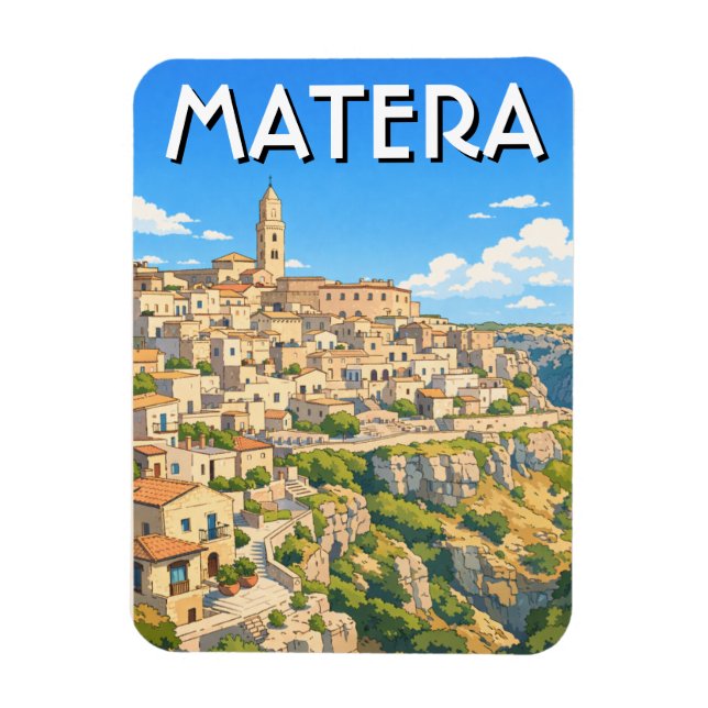 Italien Matera Resa Magnet (Vertikal)