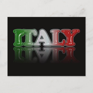 ITALIEN med reflektion Vykort