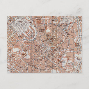 Italien - Milano City Karta Vykort
