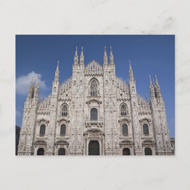 Italien, Milano, Milano. Milan Cathedral, 2 Vykort (Framsida)