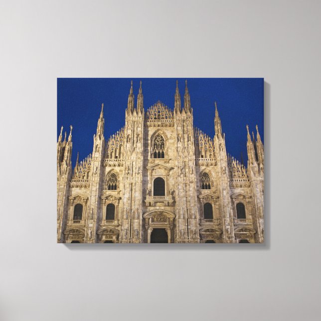 Italien, Milano, Milano. Milan Cathedral, Canvastryck (Framsida)
