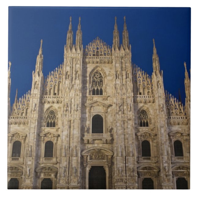 Italien, Milano, Milano. Milanodomen, Kakelplatta (Framsidan)