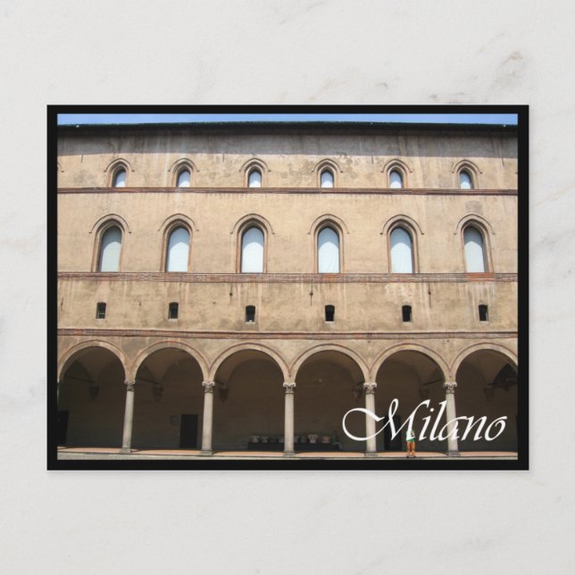 Italien, Milano Vykort (Framsida)
