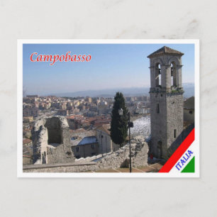 Italien - Molise - Campobasso - Bell Torn - Vykort