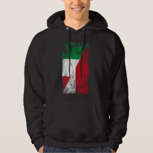 Italien Monaco Flaggor - Italienska monégasque, Mo Hoodie
