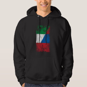 Italien Mongoliet Flaggor - italienska Mongoliska Hoodie