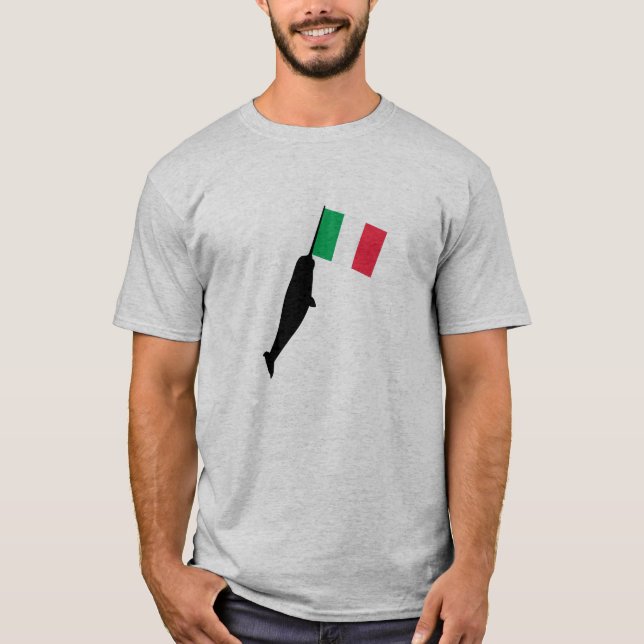 italien Narwhal T-shirt (Framsida)