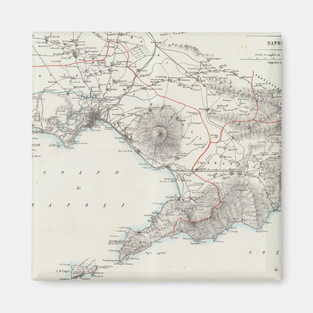 Italien Neapel Magnet (Framsidan)