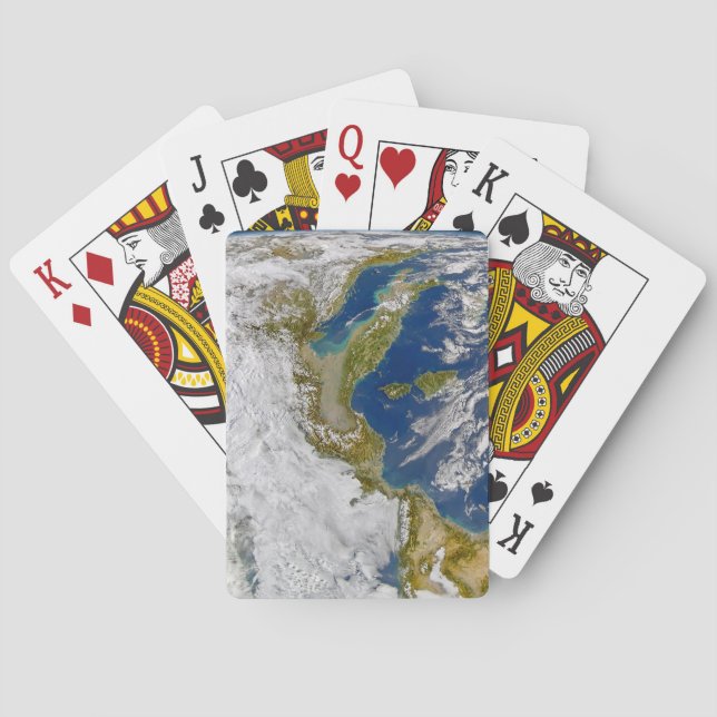 Italien och Adriatiska havet. Casinokort (Baksidan)