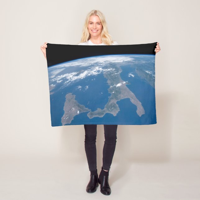 Italien och dess ö Sicilien. Fleecefilt (På plats)