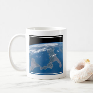 Italien och dess ö Sicilien. Kaffemugg