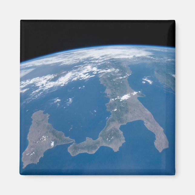 Italien och dess ö Sicilien. Magnet (Framsidan)