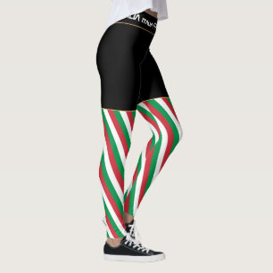 Italien och italienska Flagga, mode, rese-/sportfl Leggings