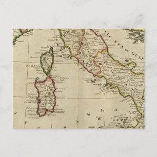 Italien och Sardinien Vykort