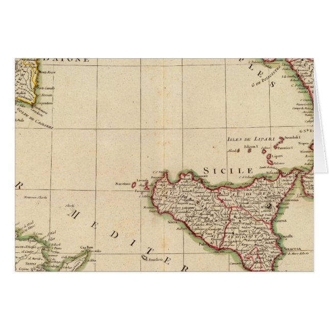 Italien och Slovenien Hälsningskort (Framsidan Horizontal)