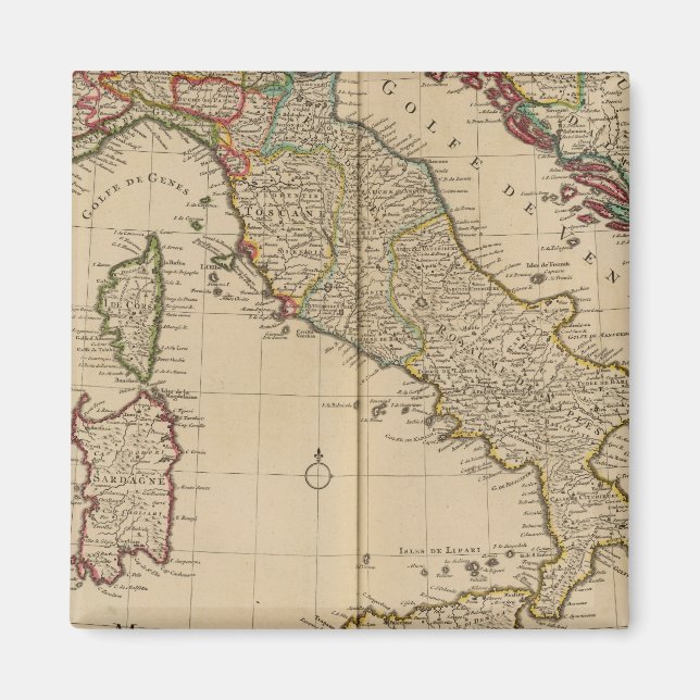 Italien och Slovenien Magnet (Framsidan)