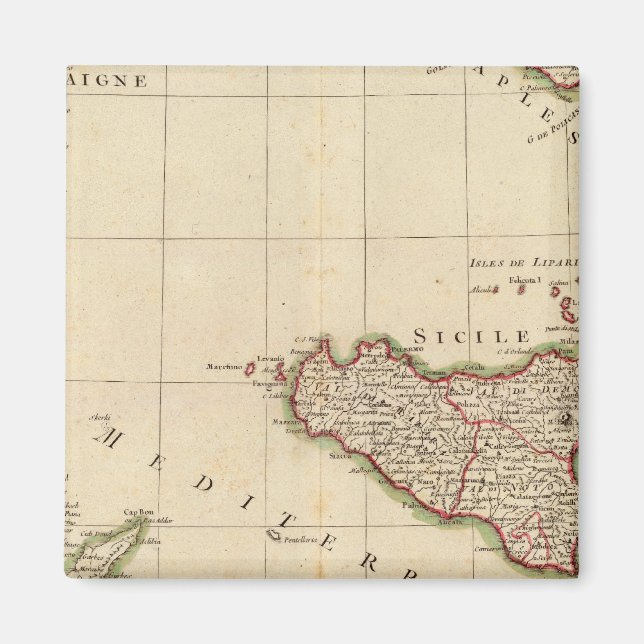 Italien och Slovenien Magnet (Framsidan)