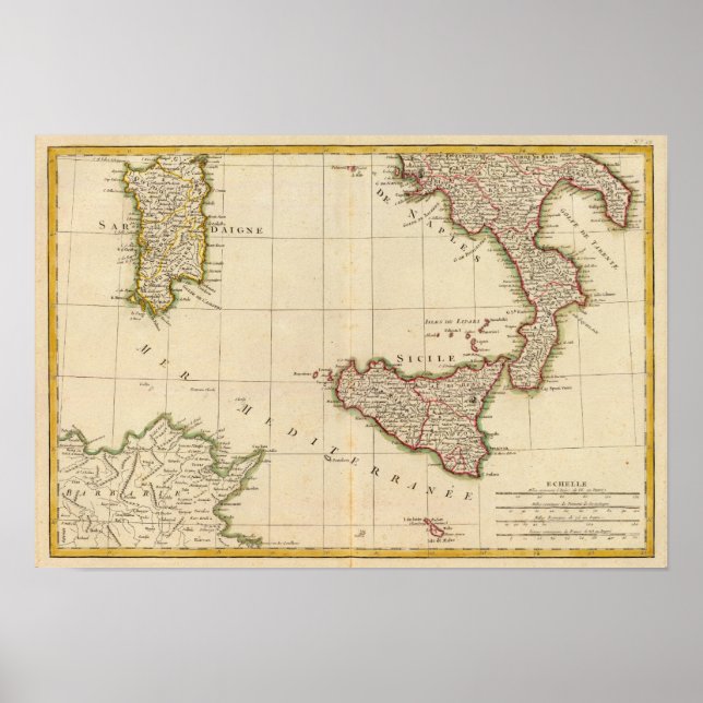 Italien och Slovenien Poster (Framsidan)