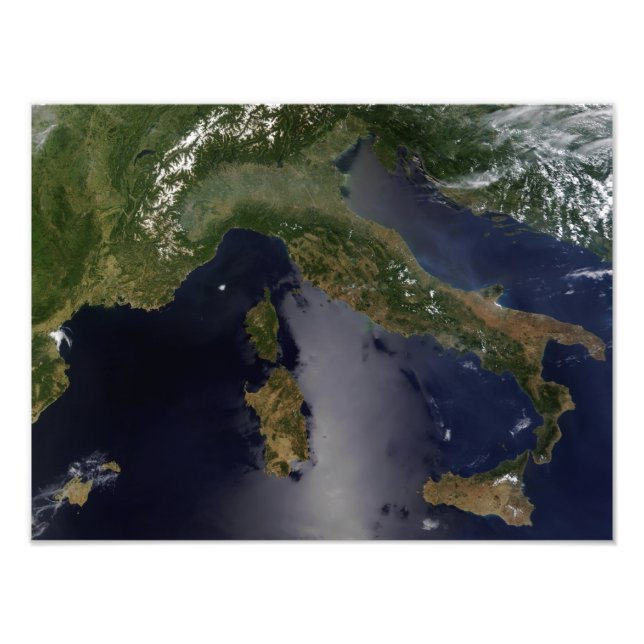 Italien och sydöstra Frankrike Fototryck (Framsidan)