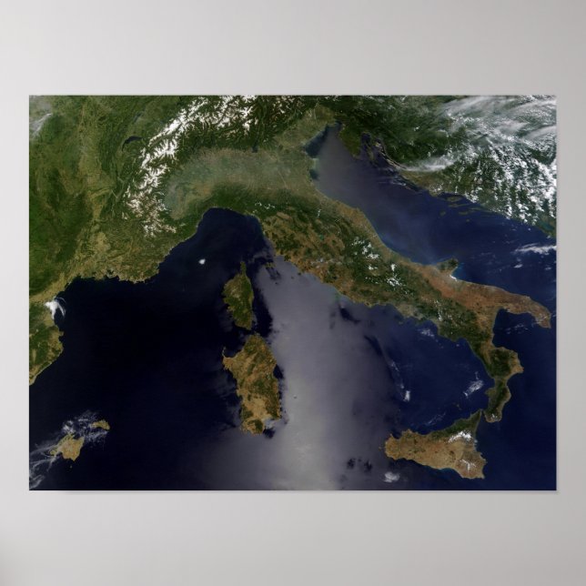 Italien och sydöstra Frankrike Poster (Framsidan)