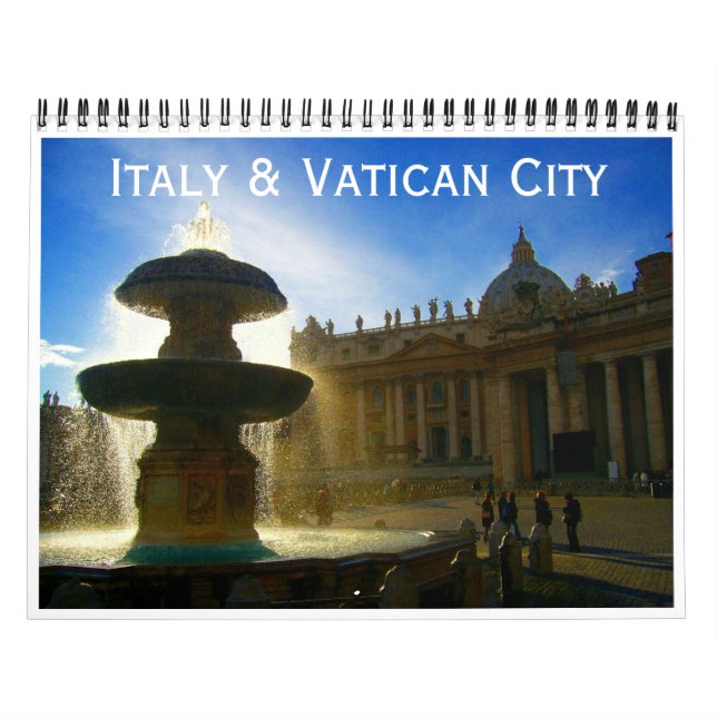 italien och vatikanstaten 2027 kalender (Omslag)