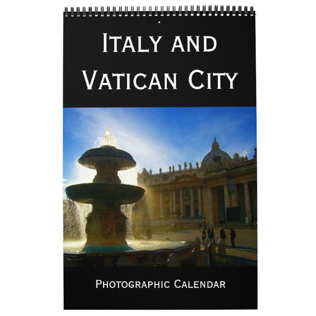 italien och vatikanstaten kalender (Omslag)