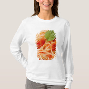 Italien, Orta, Lake Orta, spaghetti med tomat T Shirt