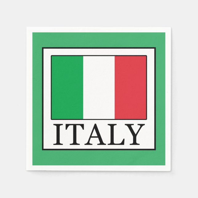 Italien Pappersservett (Framsidan)