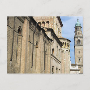 Italien, Parma, torn till San Giovanni Church Vykort
