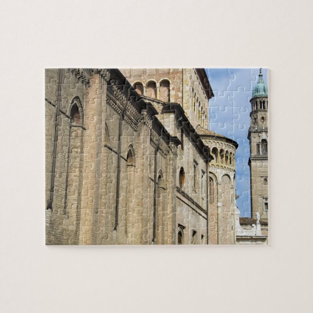 Italien, Parma, torn till San Giovanni-kyrkan Pussel (Horisontell)