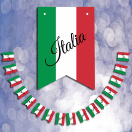 Italien Party Banners, italienska Flagga / Bröllop