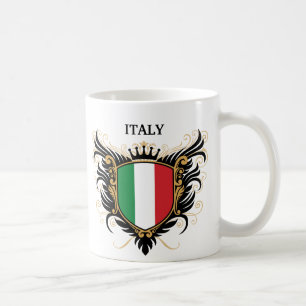 Italien [personifiera], kaffemugg