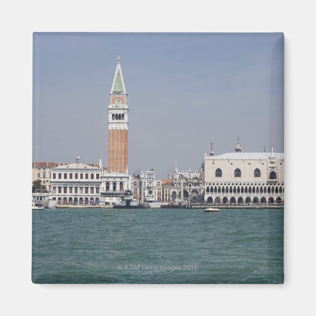 Italien Piazza San Marco Venice Magnet (Framsidan)