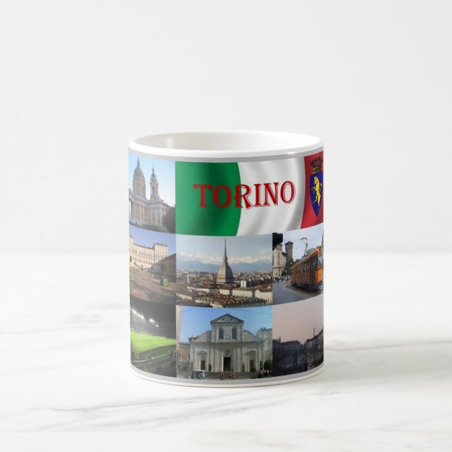 Italien - Piemonte - Torino - Mosaic - Kaffemugg (Center)