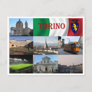 Italien - Piemonte - Torino - Mosaic - Vykort