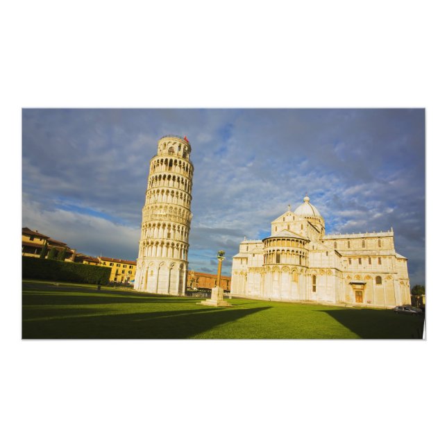 Italien, Pisa, Duomo och Lutande tornet, Pisa, 2 Fototryck (Framsidan)
