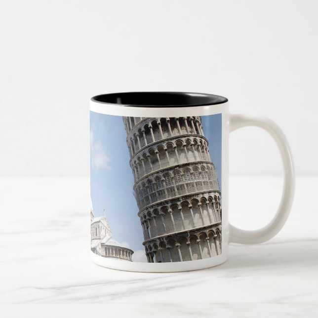 Italien, Pisa. Katedral, baptism och avvänjning Två-Tonad Mugg (Höger)