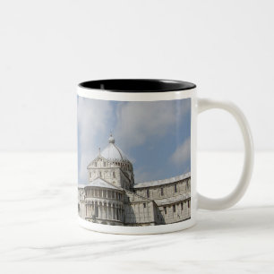 Italien, Pisa. Lutande tornet i Pisa och Två-Tonad Mugg
