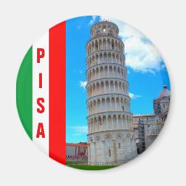Italien - Pisas linnande Torn Magnet