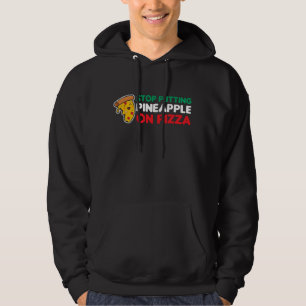 Italien Pizzas italiensk nr ananas på Pizza Hoodie