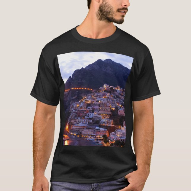 Italien, Positano Italien T-Shirt (Framsida)
