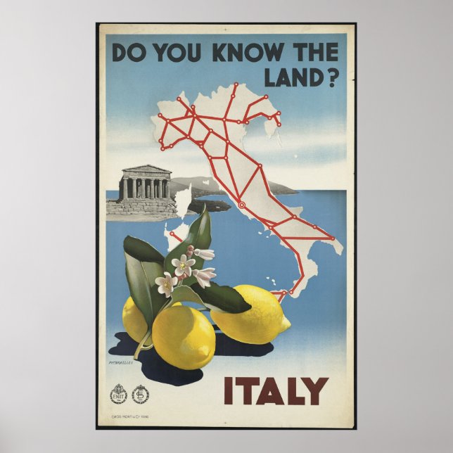 Italien Poster (Framsidan)