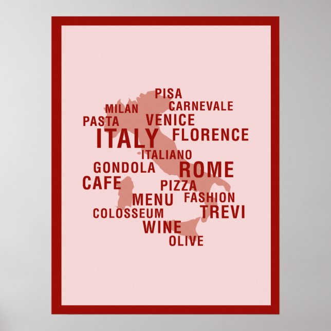 Italien Poster (Framsidan)
