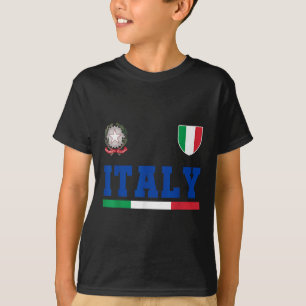 Italien Presentflagga Italien Vintage Italia Itali T Shirt