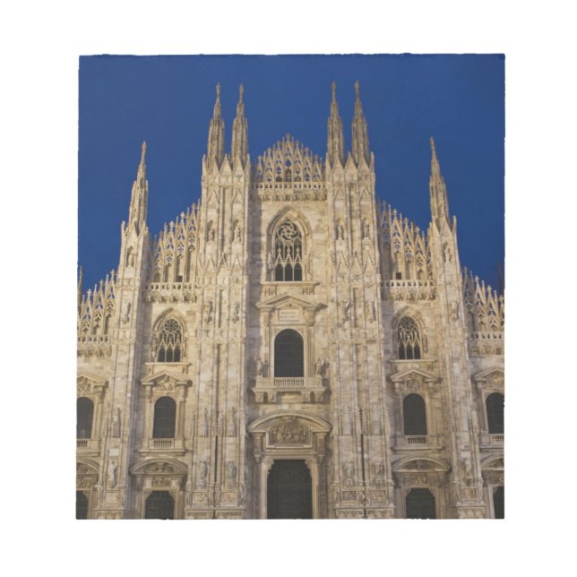 Italien, provinsen Milano, Milano. Milan Cathedral Anteckningsblock (Framsida)